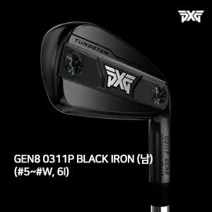 [골프빅][PXG 공식대리점 정품] 2026년 GEN8 0311P 블랙 스틸 6개 아이언세트 [6i/5~W] GEN8 0311P BLK