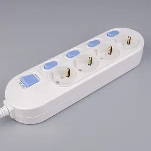 개별멀티탭 4구 1.5m 29-00643 (1C623) 가정용 컴퓨터 PC 사무실 콘센트 업소용 식당