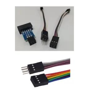 S018 10핀 to 6핀 ATmel 다운로더 변환모듈 + 연장케이블 AVRISP MK2 ADAPTOR