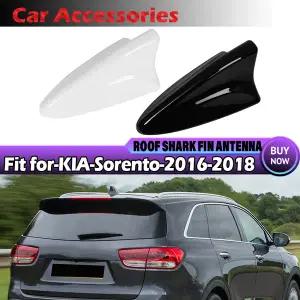 기아 쏘렌토 글로스 블랙화이트 액세서리 96210 C6110EB96210 C6110SWP용 라임링 루프 샤크핀 안테나 커버
