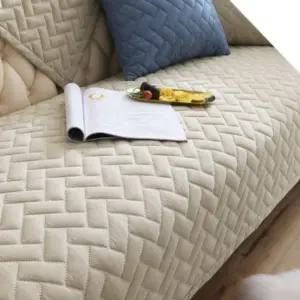 거실용 소파커버 미끄럼방지 4인용 퀼팅 쇼파패드 오염방지