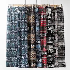 바지 동남아 팬츠 할미 플  쿨 여름 코끼리바지 몸빼 태국 9부 고무줄 와이드