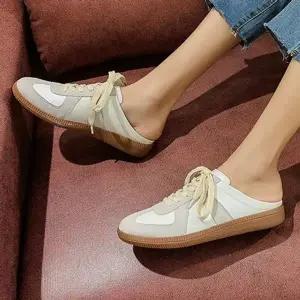 여성 빈티지 캐주얼 뮬 운동화 스니커즈