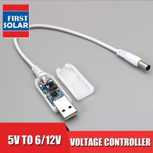 DC 5V ~ 6V 12V 전원 공급 장치 부스트 라인 스텝 업 모듈 USB 커넥터 변환기 어댑터 케이블 배터리 충전기