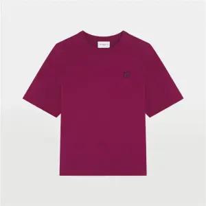 메종키츠네 폭스 헤드 패치 반팔 티셔츠 LW00106KJ0119 P564