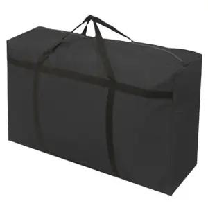 트래블백 빅사이즈 방수 옥스포드캠핑가방 180L 검정 대형보 폴딩백