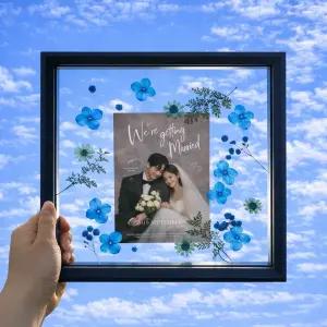 청첩장 액자 DIY 압화 부케말리기 드라이플라워 보관