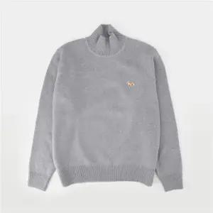 메종키츠네 프로파일 폭스 패치 하이넥 니트 HW00514KT1006 P150