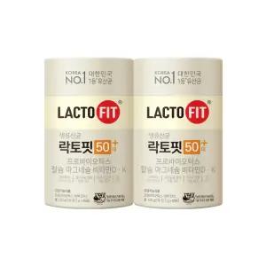종근당건강 공식 락토핏 50대+ 60포 2통(60일분)