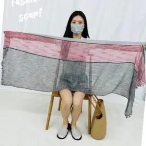 (올핀)린넨 머플러 스카프 여성 숄