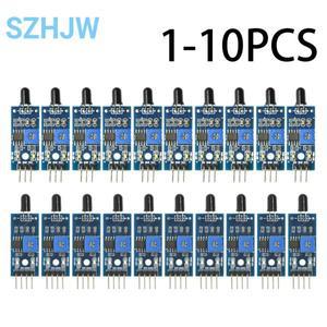 1-10PCS LM393 4Pin 3Pin IR 불꽃 감지 센서 모듈 Diy 키트용 화재 적외선 수신기