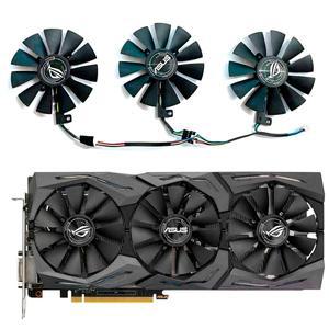 ASUS GeForce GTX1060 ROG STRIX 그래픽 카드 교체 팬 PLD09210S12HH 용 원본