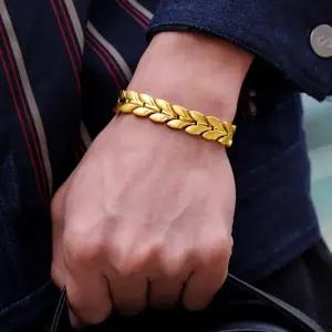 shmarket 건강팔찌 혈액순환 자석 방사선 차단 남성 손목 티타늄 강도 악세사리