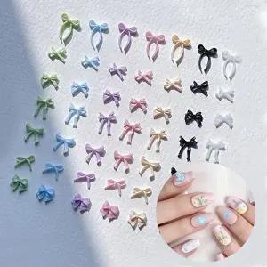 네일아트 미니미 깜찍 파스텔 리본파츠 50개입 7종-WFI7QZG