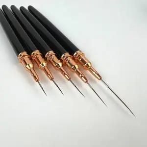 고급 네일아트 브러쉬 5종세트 미용 실기-WFI7K40