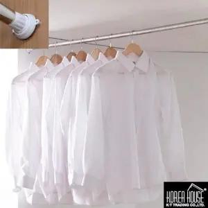 고품질 KT 스텐 다용도 압축봉 중형 행거/옷걸이/커튼봉/철봉 철봉...