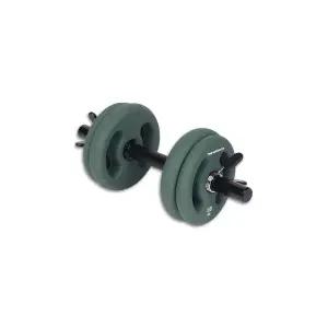 [THE-SPORTS]더스포츠 Evo Moss 무게조절 코팅 덤벨 아령 세트 홈트 헬스, 10kg 1개