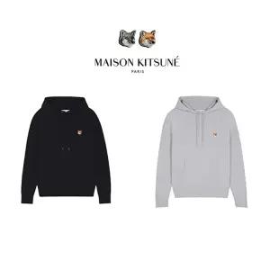 메종키츠네 폭스 헤드 패치 레귤러 후드티