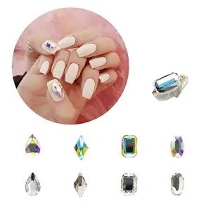 네일아트 K9 프리미엄 글라스 엄지스톤 24p 세트-WFI1764