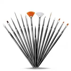 젤네일 붓 브러쉬 아트 페인팅 15종-WFI9ENM