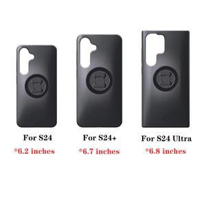 오토바이 브래킷 휴대 전화 보호 케이스 갤럭시 S24 S24 + S24Ultra 케이스에 대한 방진 보호