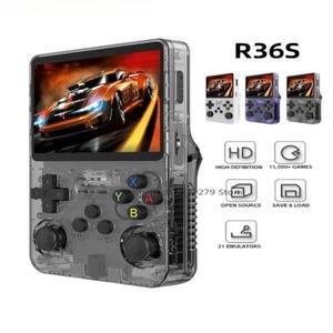 128G R36S 레트로 휴대용 비디오 게임 콘솔 리눅스 시스템 3.5인치 IPS 스크린 R35s 프로 포켓 플레이어 64