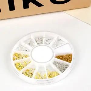 골드실버혼합 네일아트재료 데코파츠-WFIDX5J