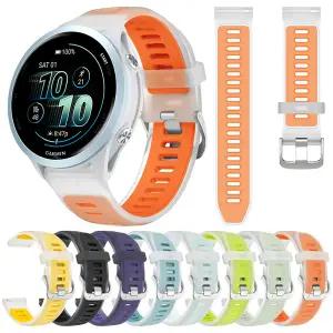 18mm 20mm 22mm 반투명 실리콘 시계줄 가민 포러너 570 265 255 165 265S 비보액티브 6 5 4 4S 베누 3S 3 2