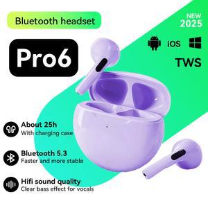 스포츠, 게임 및 수면을 위한 소음 제거 마이크가 장착된 TWS 블루투스 무선 이어버드 아이폰용 완벽한 선물