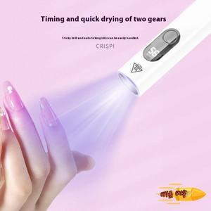 365NM 보라색 빛 램프 UV 형광제 감지 USB 충전 손전등 통화 확인 램프