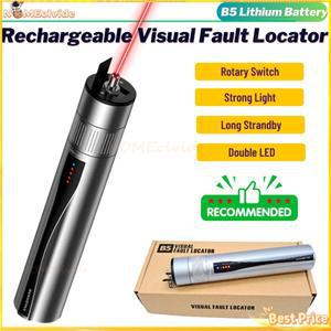 충전식 광섬유 테스터 펜, 시각적 결함 로케이터, FC SC ST 리튬 배터리, 광학 케이블 B5  VFL 레드 펜