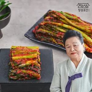 정성곳간 명인 강순의 국내산 갓김치 1kg 금화영농