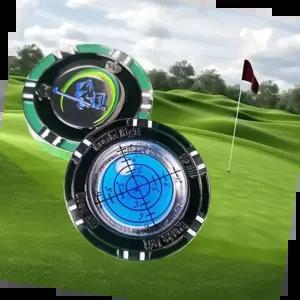 볼마크 골프 수평계 양면 볼마커 경사체크 수평 골프공 마커