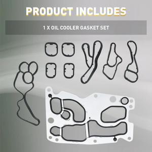 BMW 쿨러 및 열교환기용 오일 필터 하우징 가스켓 씰 세트 N47N