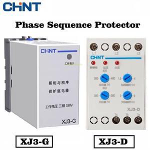 CHINT XJ3-G 시퀀스 및 온-오프 보호 계전기 AC380V 과전압 저전압 위상