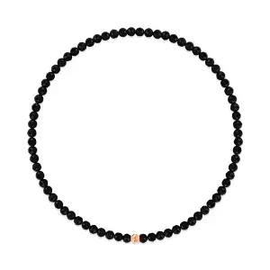 [비앤비골드] 14K 쁘띠 컷팅볼 블랙스피넬 소원 팔찌 CHB41120