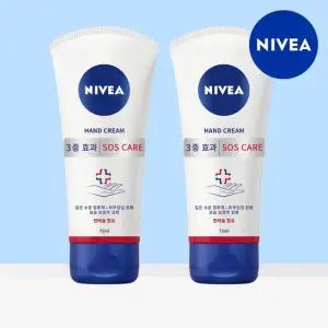 (eTV)니베아 SOS 케어 핸드 튜브 75ml 2개