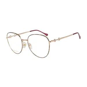 구찌 명품 안경테 GG0880O 005 라운드 메탈 여자 남자 안경