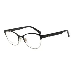 구찌 명품 안경테 GG0718O 002 캣츠아이 하금테 메탈 여자 남자 안경
