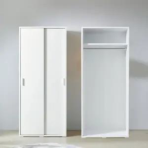 위즈W 800 슬라이딩 키큰 옷장 상부선반형 MD5415 (수도권무료)