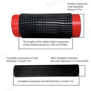 SEAMETAL 바이크 오토바이 실리콘 핸들바 커버 범호환  자동 수축 논슬립 그립 슬리브 보호