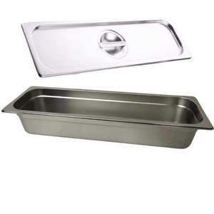 대형 스테인레스 사각 밧드 좁고 통 트레이 바트 긴 식당용 스텐 밧트