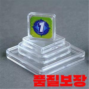 토큰 보드 게임 홀더 상자에 대 한 10 조각 고품질 크기 사각형 투명 플라스틱 아크릴 수호자 컨테이너 케