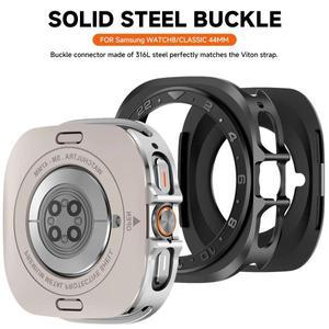 삼성 갤럭시 워치 울트라 2025 47mm 메탈 케이스 럭셔리 커버 스케일 포함 갤럭시 7 울트라 스마트워치 범