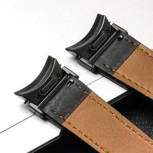 삼성 갤럭시 시계 6 용 가죽 스트랩 클래식 47mm 43mm 밴드 갭 없음 갤럭시 시계 7 6 5 4 5Pro 45MM 스트랩