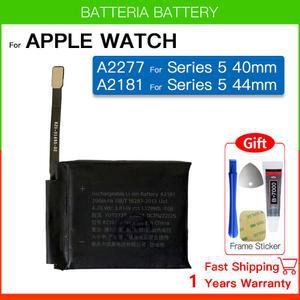 Apple Watch 시리즈 SE 4 5 6 GPS LTE Bateries IWatch S4 S5 S6 40mm 44 mm 배터리 + 무료 도구 용 새 정품 교체 배터리