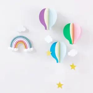 인테리어 아기방 감성 소품 모형 벽 꾸미기 재료 열기구 종이 모빌 천장 아이방 만들기