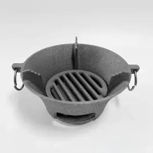 무쇠 화로대 옛날 바베큐 숯불 화덕 난로 주물 장작 야외 불판 그릴