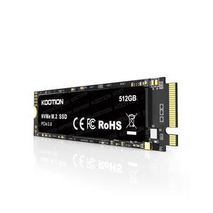 KOOTION 512GB PCIE 3.0 M.2 내장 솔리드 스테이트 드라이브 PCLE 3.0X4 SSD NVME M.2 2280 내장 SSD 최대 3500MB /S PCIE 3세대 NVME SSD 열용량이 적은 대용량 스토리지 M.2 내장 솔리드 스테이트 하드 드라이브