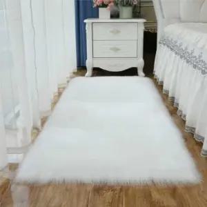 장모 러그 카페트 거실 대형 화이트 침대 원형 침실